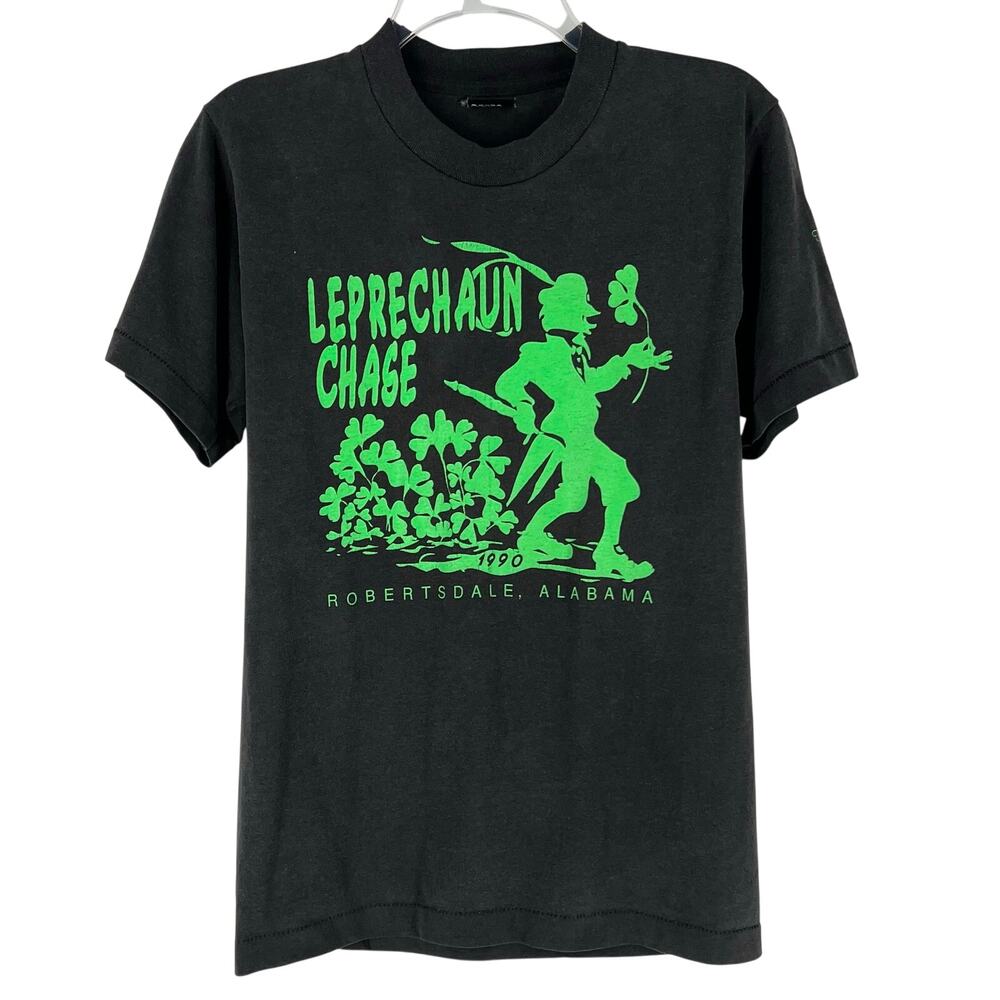 90s Leprechaun Chase Robertsdale Alabama tshirt 1990 vintage